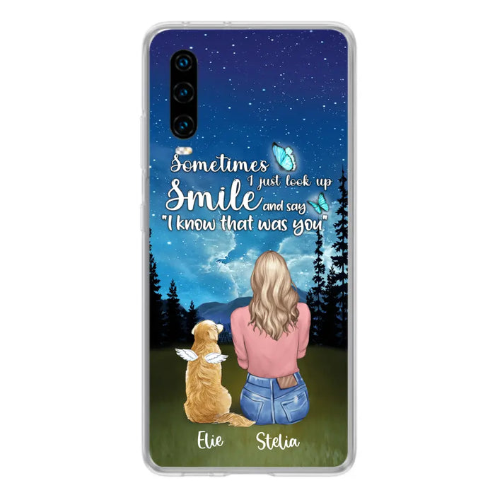 Personalized Lost Pet Mom Phone Case - Girl With Up to 4 Pets - Phone Case For Xiaomi, Huawei and Oppo - PU2YLV