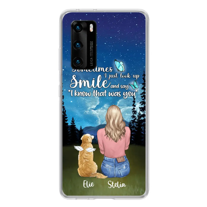 Personalized Lost Pet Mom Phone Case - Girl With Up to 4 Pets - Phone Case For Xiaomi, Huawei and Oppo - PU2YLV