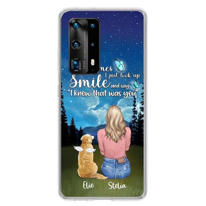 Personalized Lost Pet Mom Phone Case - Girl With Up to 4 Pets - Phone Case For Xiaomi, Huawei and Oppo - PU2YLV