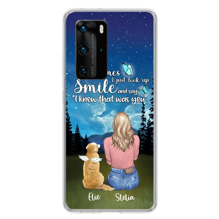 Personalized Lost Pet Mom Phone Case - Girl With Up to 4 Pets - Phone Case For Xiaomi, Huawei and Oppo - PU2YLV