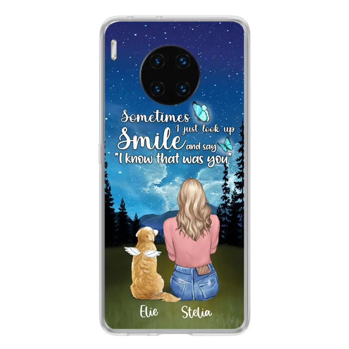 Personalized Lost Pet Mom Phone Case - Girl With Up to 4 Pets - Phone Case For Xiaomi, Huawei and Oppo - PU2YLV