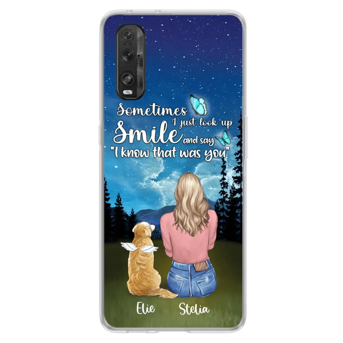 Personalized Lost Pet Mom Phone Case - Girl With Up to 4 Pets - Phone Case For Xiaomi, Huawei and Oppo - PU2YLV