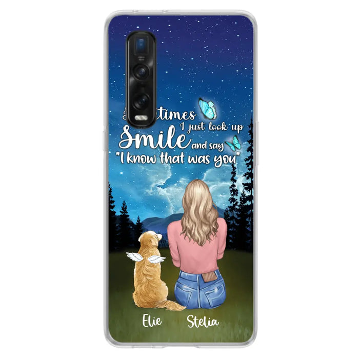 Personalized Lost Pet Mom Phone Case - Girl With Up to 4 Pets - Phone Case For Xiaomi, Huawei and Oppo - PU2YLV