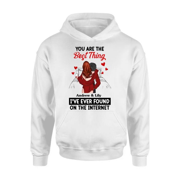 Personalized Couple Shirt/Hoodie - Gift Idea For Husband From Wife/Couple Gift/Valentine's Day - You Are The Best Thing