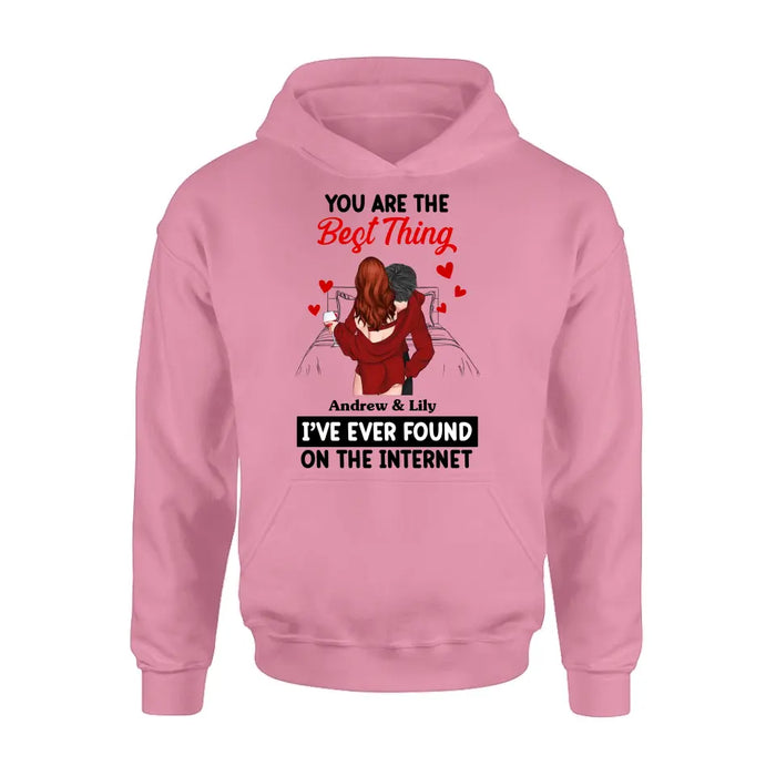 Personalized Couple Shirt/Hoodie - Gift Idea For Husband From Wife/Couple Gift/Valentine's Day - You Are The Best Thing