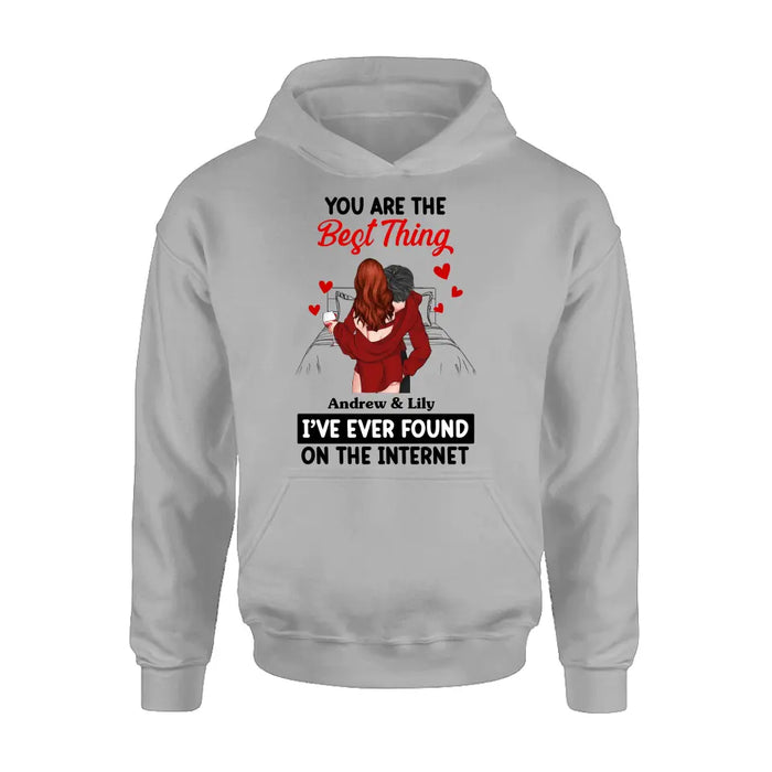 Personalized Couple Shirt/Hoodie - Gift Idea For Husband From Wife/Couple Gift/Valentine's Day - You Are The Best Thing