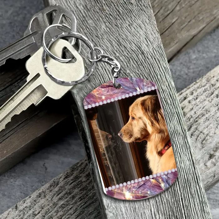 Personalized Pet Aluminum Keychain - Upload Photo - Gift Idea For Dog/Cat Lovers - Don't Drink And Drive