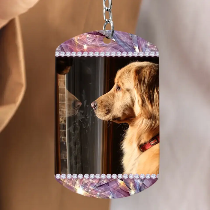 Personalized Pet Aluminum Keychain - Upload Photo - Gift Idea For Dog/Cat Lovers - Don't Drink And Drive