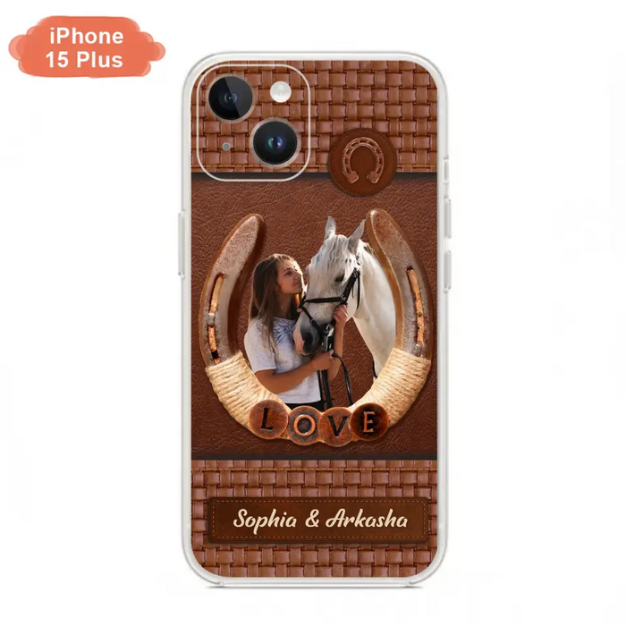 Personalized Horse Phone Case - Upload Photo - Gift Idea Horse Lover - Case For iPhone And Samsung