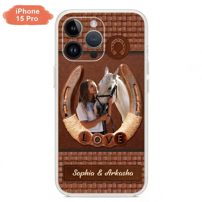 Personalized Horse Phone Case - Upload Photo - Gift Idea Horse Lover - Case For iPhone And Samsung
