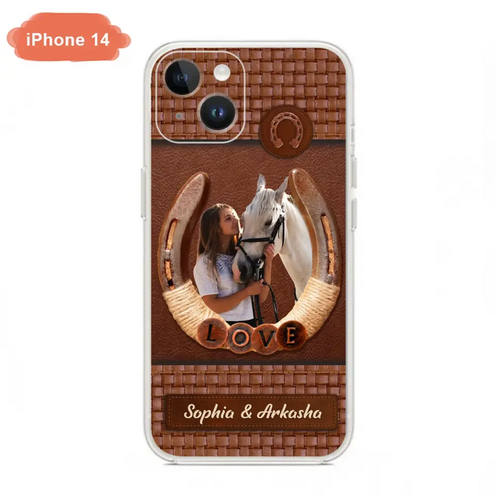 Personalized Horse Phone Case - Upload Photo - Gift Idea Horse Lover - Case For iPhone And Samsung