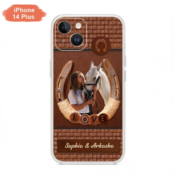 Personalized Horse Phone Case - Upload Photo - Gift Idea Horse Lover - Case For iPhone And Samsung