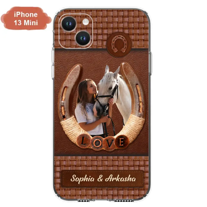 Personalized Horse Phone Case - Upload Photo - Gift Idea Horse Lover - Case For iPhone And Samsung
