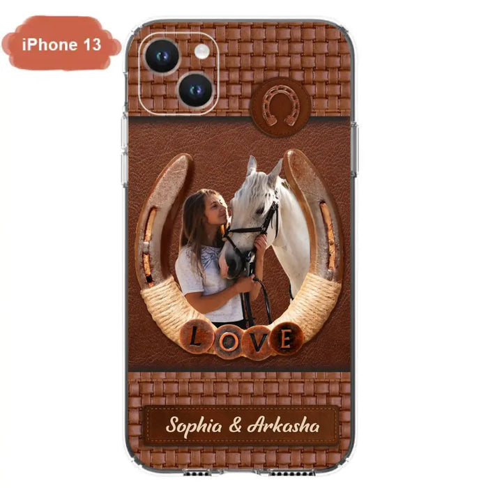 Personalized Horse Phone Case - Upload Photo - Gift Idea Horse Lover - Case For iPhone And Samsung