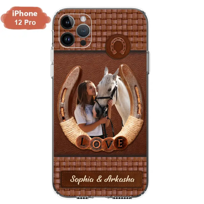 Personalized Horse Phone Case - Upload Photo - Gift Idea Horse Lover - Case For iPhone And Samsung