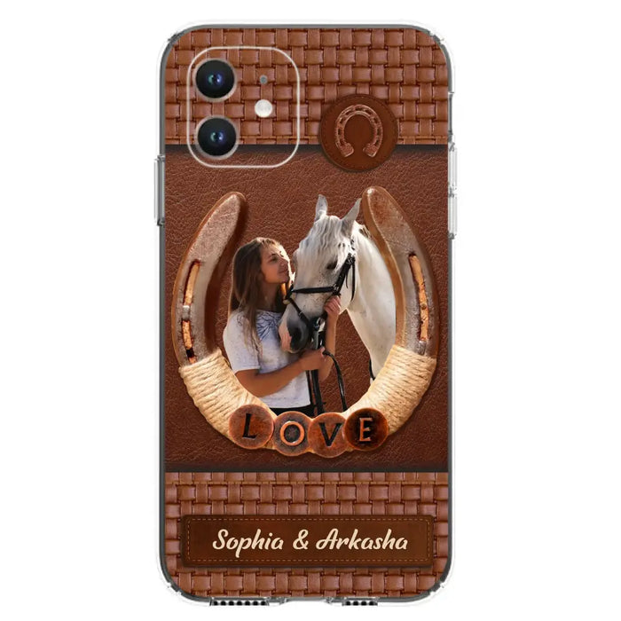 Personalized Horse Phone Case - Upload Photo - Gift Idea Horse Lover - Case For iPhone And Samsung