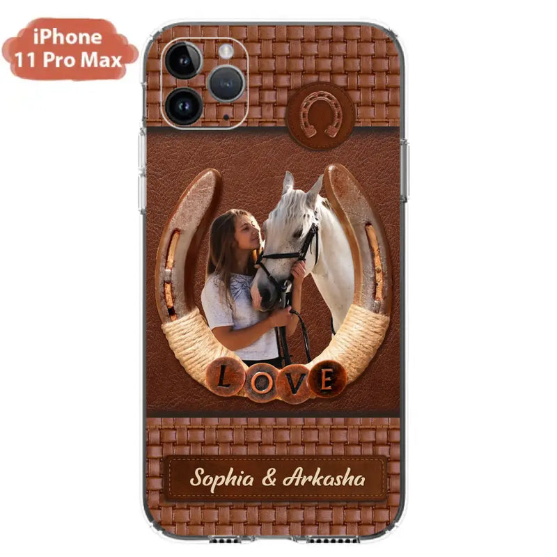 Personalized Horse Phone Case - Upload Photo - Gift Idea Horse Lover - Case For iPhone And Samsung