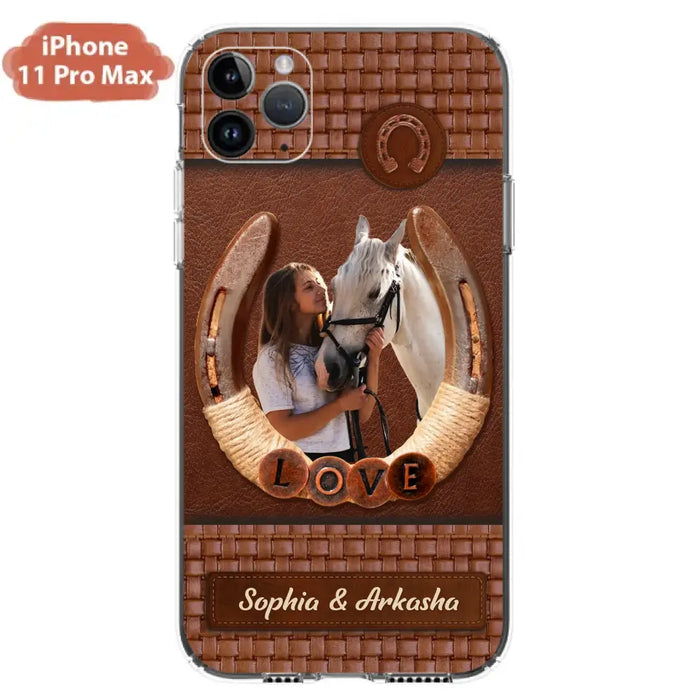 Personalized Horse Phone Case - Upload Photo - Gift Idea Horse Lover - Case For iPhone And Samsung