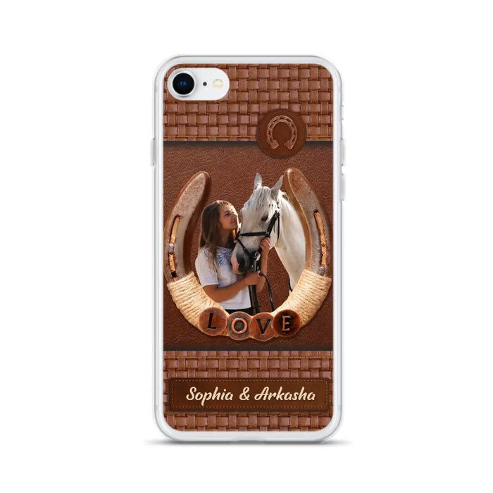 Personalized Horse Phone Case - Upload Photo - Gift Idea Horse Lover - Case For iPhone And Samsung