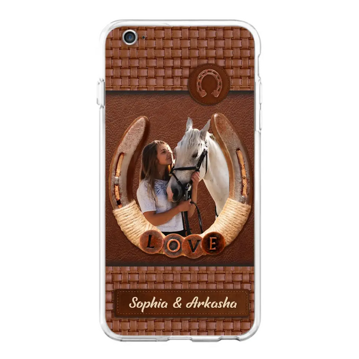 Personalized Horse Phone Case - Upload Photo - Gift Idea Horse Lover - Case For iPhone And Samsung