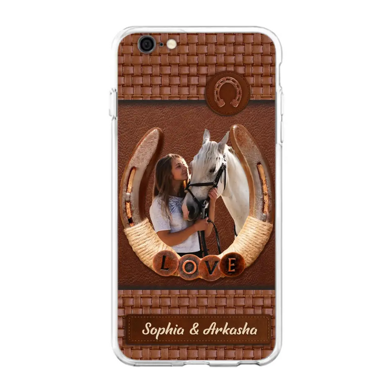 Personalized Horse Phone Case - Upload Photo - Gift Idea Horse Lover - Case For iPhone And Samsung