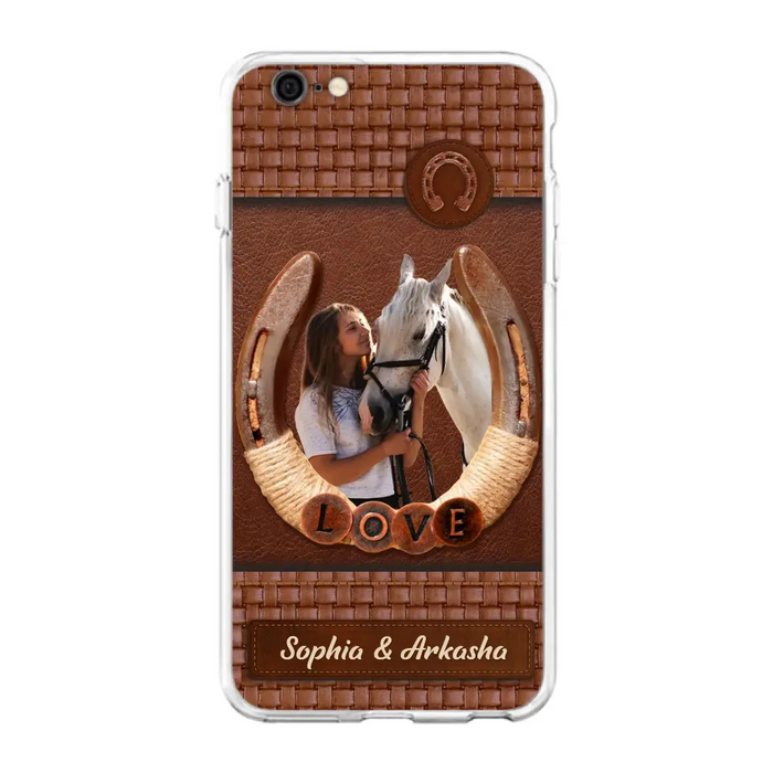 Personalized Horse Phone Case - Upload Photo - Gift Idea Horse Lover - Case For iPhone And Samsung