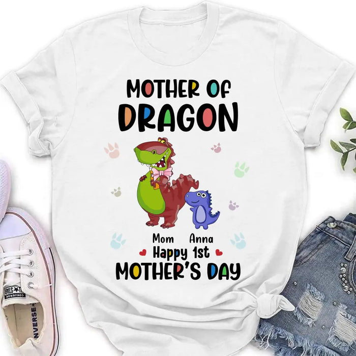 Personalized Dragon Shirt/Baby Onesie - Gift Idea For Mother's Day - Happy 1st Mother's Day