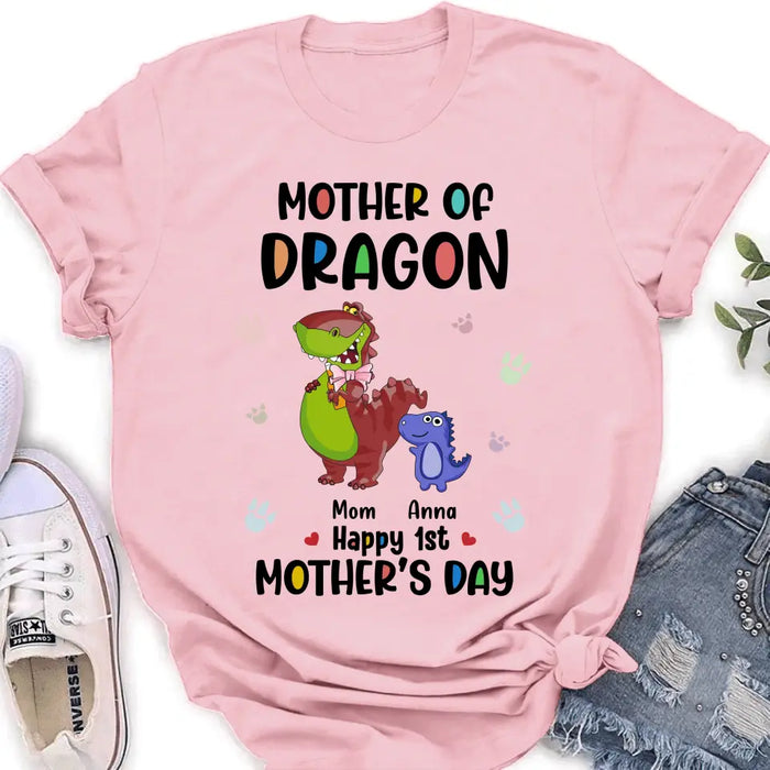 Personalized Dragon Shirt/Baby Onesie - Gift Idea For Mother's Day - Happy 1st Mother's Day