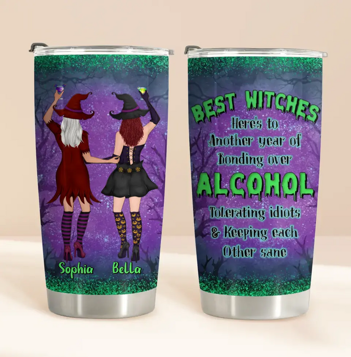 Personalized Witch Besties Tumbler - Gift Idea For Witch Lovers/Friends - Best Witches
