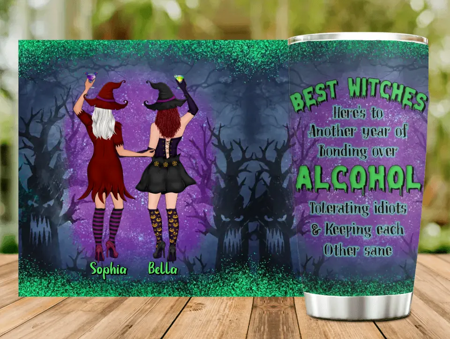 Personalized Witch Besties Tumbler - Gift Idea For Witch Lovers/Friends - Best Witches