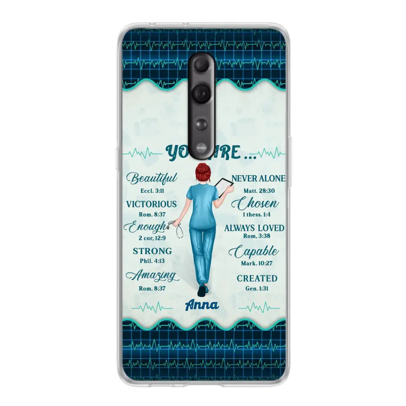 Personalized Nurse Phone Case - Gift Idea For Nurse/Birthday/Friend - You Are Beautiful - Cases For Oppo/Xiaomi/Huawei