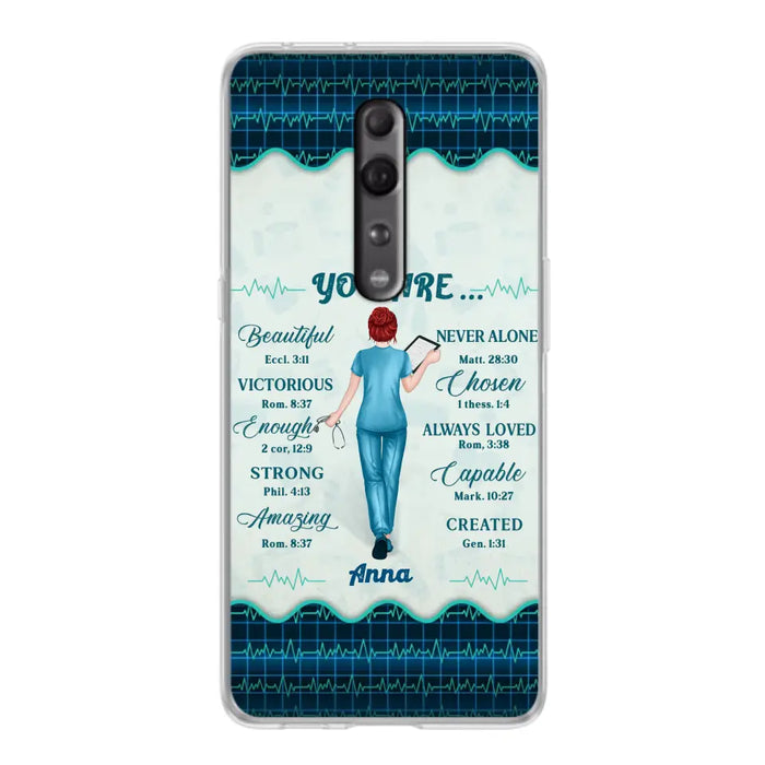 Personalized Nurse Phone Case - Gift Idea For Nurse/Birthday/Friend - You Are Beautiful - Cases For Oppo/Xiaomi/Huawei