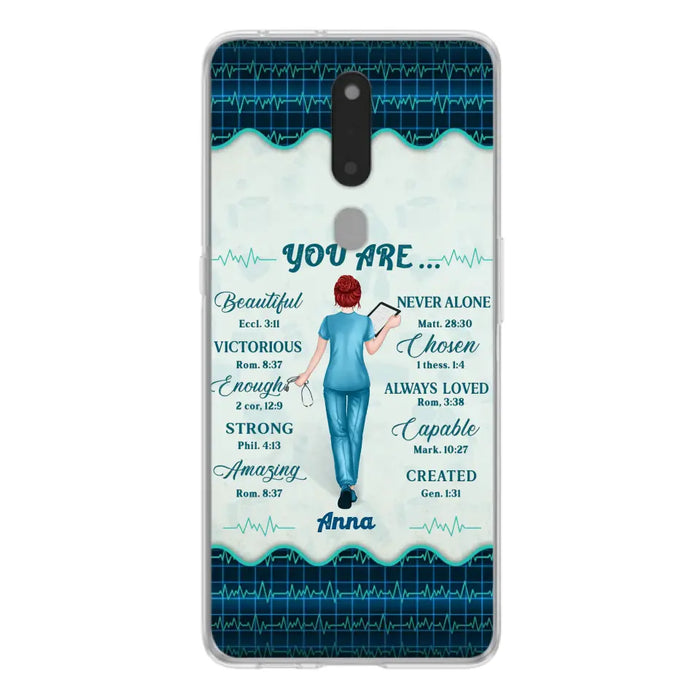 Personalized Nurse Phone Case - Gift Idea For Nurse/Birthday/Friend - You Are Beautiful - Cases For Oppo/Xiaomi/Huawei