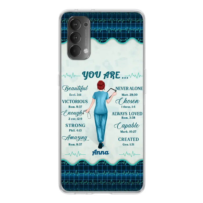 Personalized Nurse Phone Case - Gift Idea For Nurse/Birthday/Friend - You Are Beautiful - Cases For Oppo/Xiaomi/Huawei