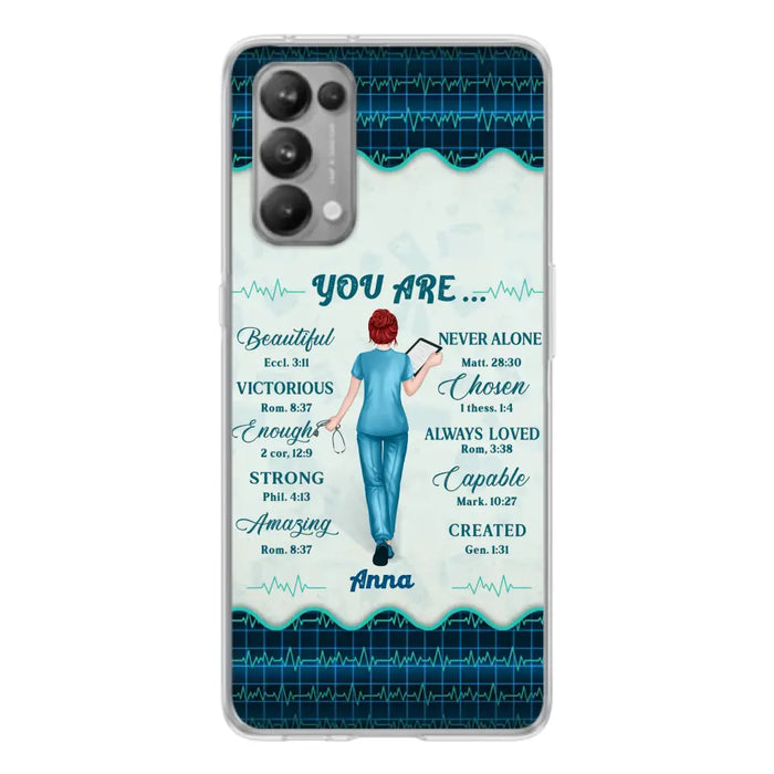 Personalized Nurse Phone Case - Gift Idea For Nurse/Birthday/Friend - You Are Beautiful - Cases For Oppo/Xiaomi/Huawei