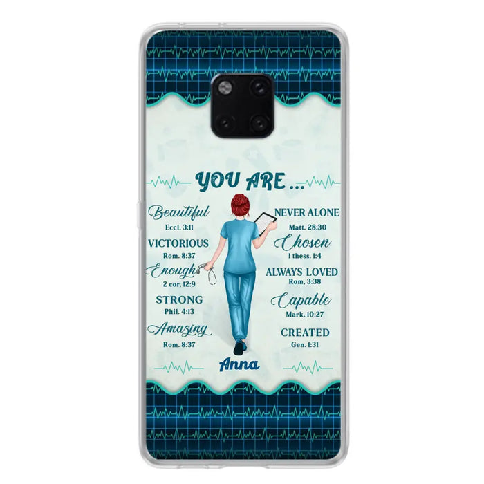 Personalized Nurse Phone Case - Gift Idea For Nurse/Birthday/Friend - You Are Beautiful - Cases For Oppo/Xiaomi/Huawei