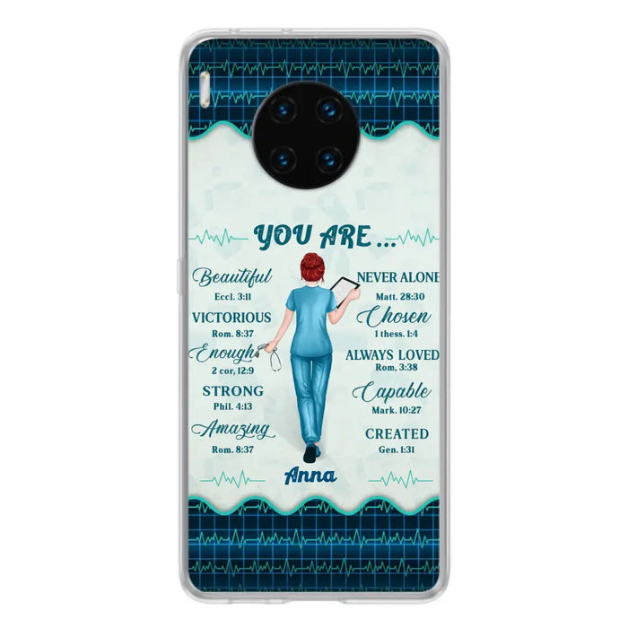 Personalized Nurse Phone Case - Gift Idea For Nurse/Birthday/Friend - You Are Beautiful - Cases For Oppo/Xiaomi/Huawei