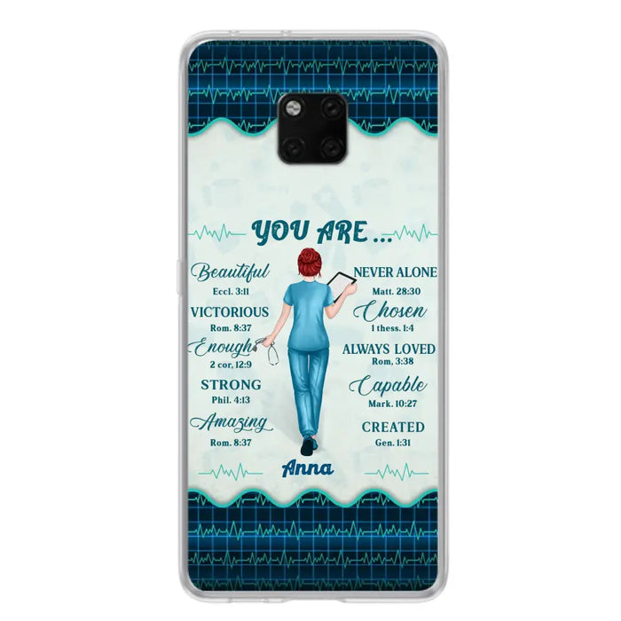Personalized Nurse Phone Case - Gift Idea For Nurse/Birthday/Friend - You Are Beautiful - Cases For Oppo/Xiaomi/Huawei