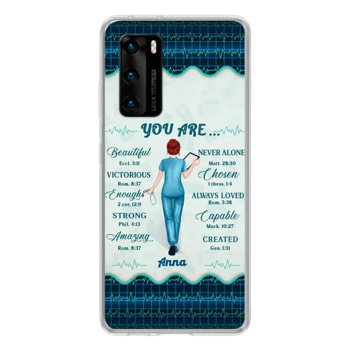 Personalized Nurse Phone Case - Gift Idea For Nurse/Birthday/Friend - You Are Beautiful - Cases For Oppo/Xiaomi/Huawei