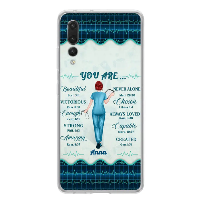 Personalized Nurse Phone Case - Gift Idea For Nurse/Birthday/Friend - You Are Beautiful - Cases For Oppo/Xiaomi/Huawei