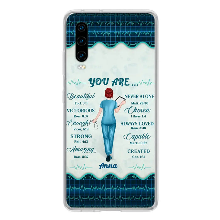 Personalized Nurse Phone Case - Gift Idea For Nurse/Birthday/Friend - You Are Beautiful - Cases For Oppo/Xiaomi/Huawei