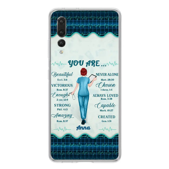 Personalized Nurse Phone Case - Gift Idea For Nurse/Birthday/Friend - You Are Beautiful - Cases For Oppo/Xiaomi/Huawei