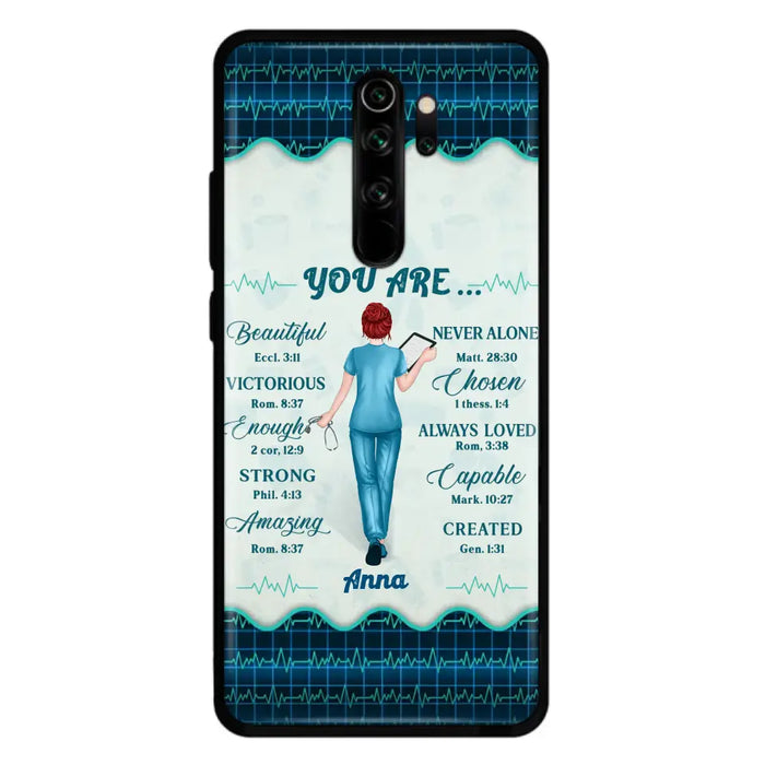 Personalized Nurse Phone Case - Gift Idea For Nurse/Birthday/Friend - You Are Beautiful - Cases For Oppo/Xiaomi/Huawei