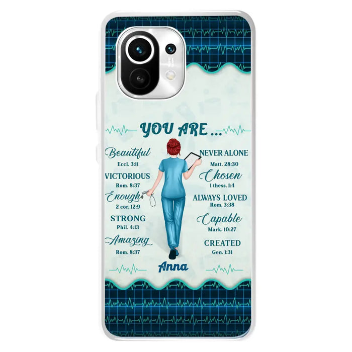 Personalized Nurse Phone Case - Gift Idea For Nurse/Birthday/Friend - You Are Beautiful - Cases For Oppo/Xiaomi/Huawei