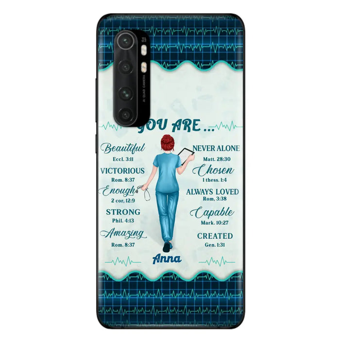 Personalized Nurse Phone Case - Gift Idea For Nurse/Birthday/Friend - You Are Beautiful - Cases For Oppo/Xiaomi/Huawei