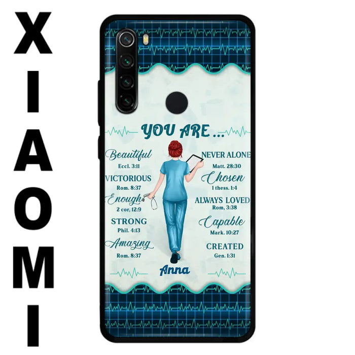 Personalized Nurse Phone Case - Gift Idea For Nurse/Birthday/Friend - You Are Beautiful - Cases For Oppo/Xiaomi/Huawei