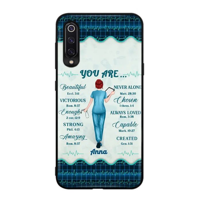 Personalized Nurse Phone Case - Gift Idea For Nurse/Birthday/Friend - You Are Beautiful - Cases For Oppo/Xiaomi/Huawei