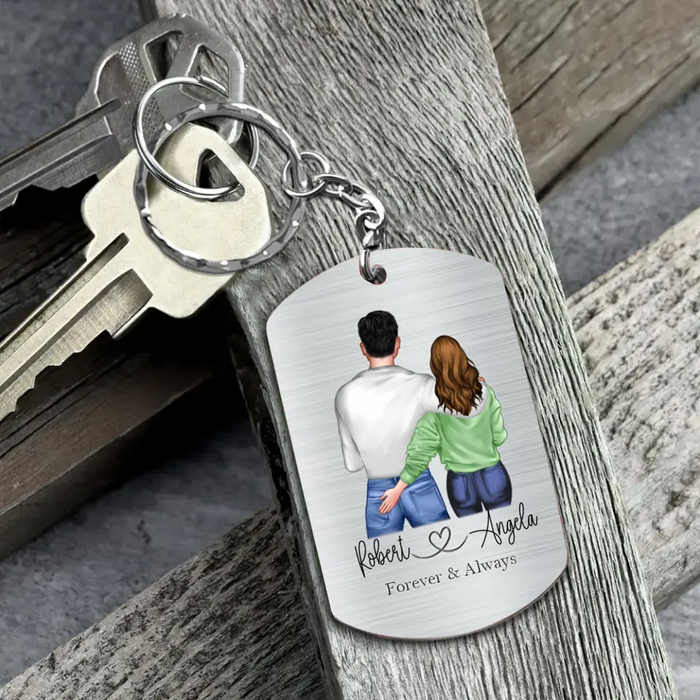 Personalized Couple Aluminum Keychain - 
 Gift Idea For Couple/Valentine's Day - In Case I Don't Say It Enough