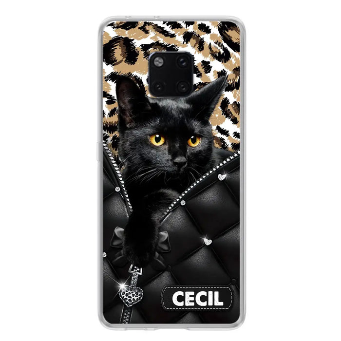 Custom Personalized Cat Phone Case For Oppo/Xiaomi/Huawei - Upload Photo - Gift Idea For Cat Lovers