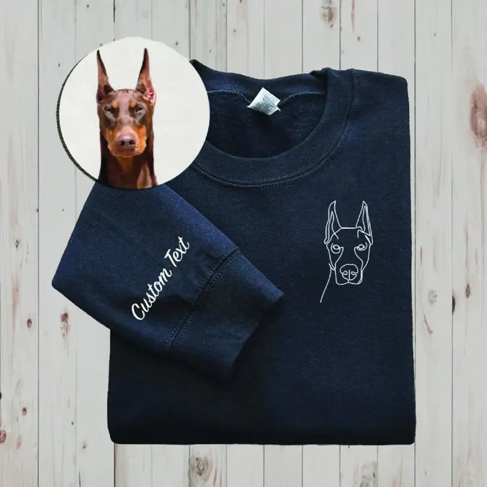 Personalized Embroidered Sweatshirt - Gift Idea for Valentin's Day/Mother's Day/Father's Day